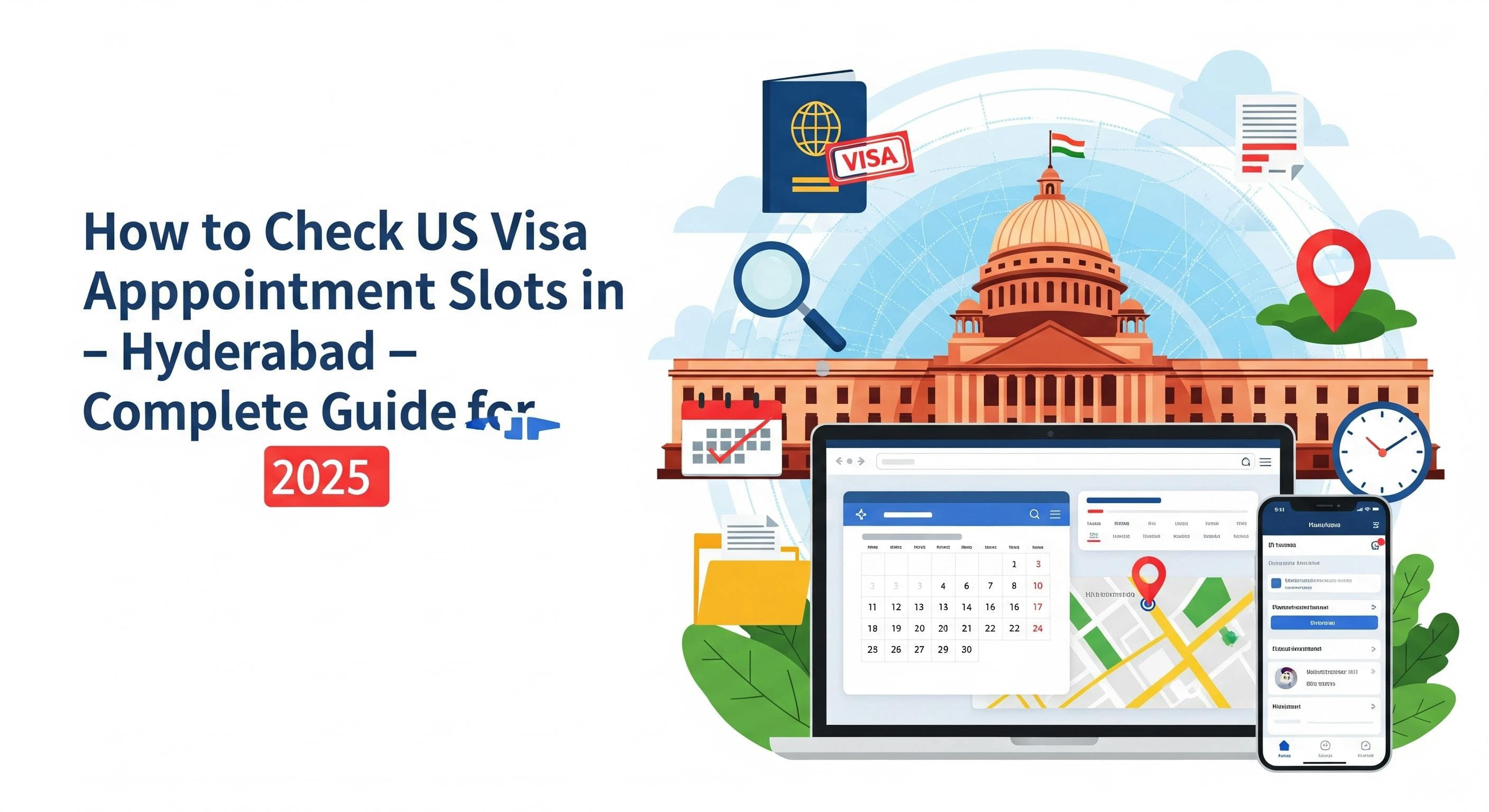 How to Check US Visa Slot Availability in Hyderabad – Complete Guide For 2025